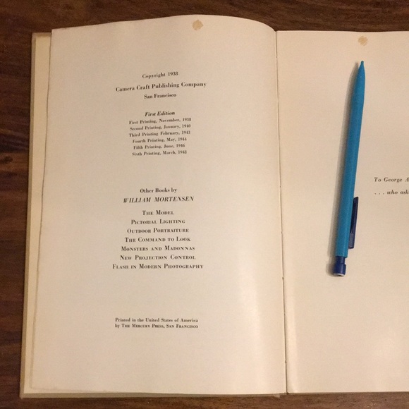 William Mortensen 3 Vintage Art Photography Hardcover Books 40s 1940s - Picture 15 of 15